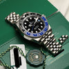 Unworn Rolex GMT-Master II 126710BLNR Batgirl Stainless Steel Second Hand Watch Collectors 10