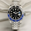 Unworn-Rolex-GMT-Master-II-126710BLNR-Batgirl-Stainless-Steel-Second-Hand-Watch-Collectors-1