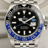 Unworn Rolex GMT-Master II 126710BLNR Batgirl Stainless Steel Second Hand Watch Collectors 2