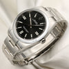 Unworn Rolex Oyster Perpetual 124300 Black Stainless Steel Second Hand Watch Collectors 3