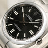 Unworn Rolex Oyster Perpetual 124300 Black Stainless Steel Second Hand Watch Collectors 4