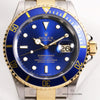 Unworn-Rolex-Submariner-16613-Steel-Gold-Blue-Full-Set-Second-Hand-Watch-Collectors-2