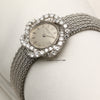 Vacheron Constantin 18K White Gold Diamond Bezel Second Hand Watch Collectors 3