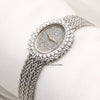 Vacheron Constantin 18K White Gold Pave Diamond Second Hand Watch Collectors 3