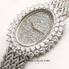 Vacheron Constantin 18K White Gold Pave Diamond Second Hand Watch Collectors 4