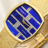 Vacheron Constantin 18K Yellow Gold Lapis Lazuli Diamond Dial Second Hand Watch Collectors 4