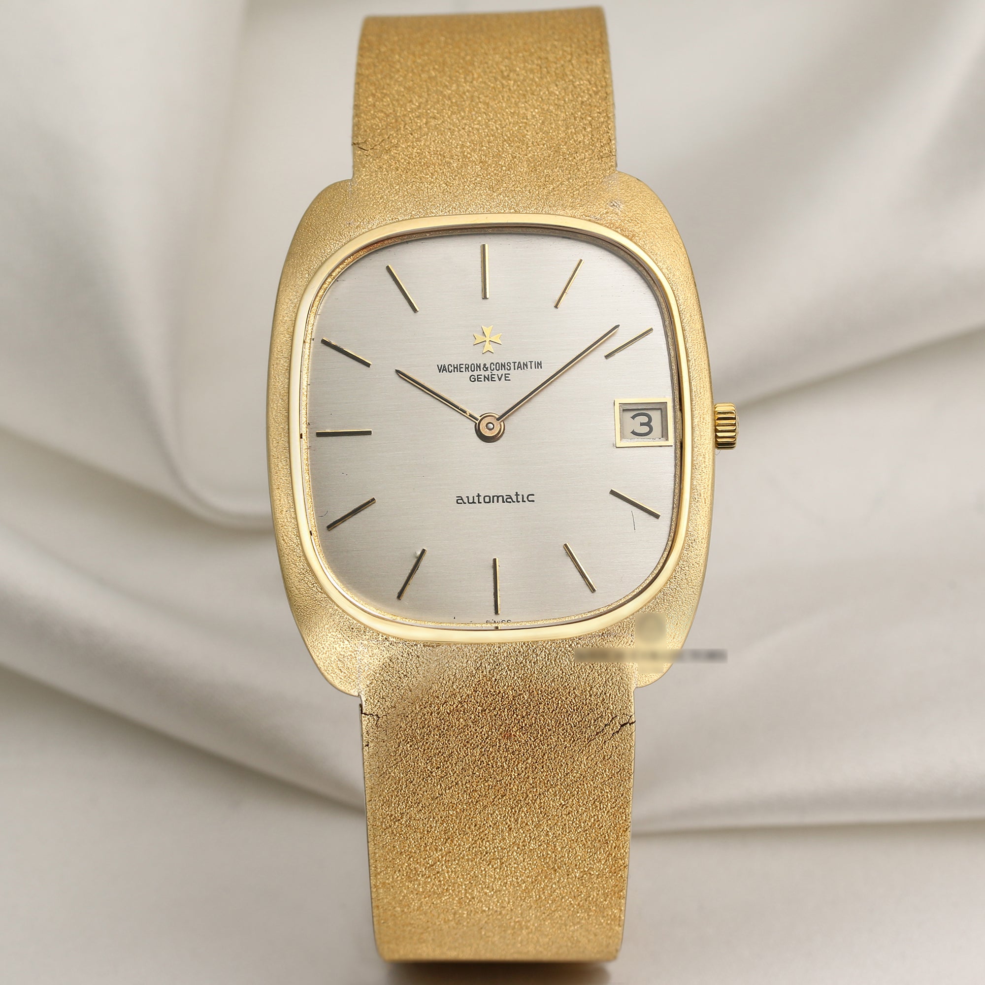 Vacheron Constantin Gents Wristwatch 18k Yellow Gold Watch