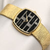 Vacheron Constantin Onyx Diamond Dial 18K Yellow Gold Second hand Watch Collectors 3
