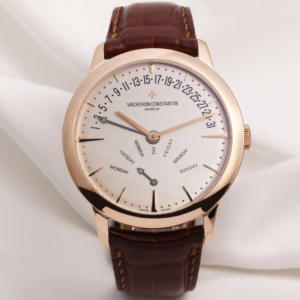 Vacheron Constantin Patrimony 86020 00R 18k Rose Gold Second Hand Watch Collectors 1