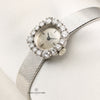 Vintage Patek Philippe 18K White Gold Diamond Bezel Second Hand Watch Collectors 3
