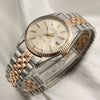Vintage Rolex DateJust Steel & Rose Gold Second Hand Watch Collectors 3