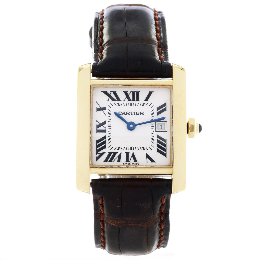 Cartier Tank Francaise 2466 18K Yellow Gold – Watch Collectors
