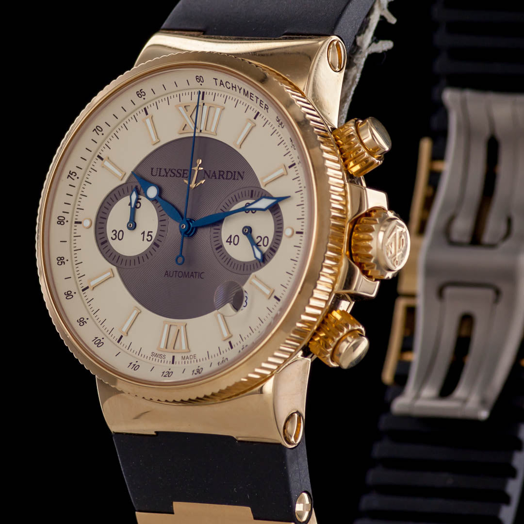 Ulysse Nardin Marine Chronograph 18K Rose