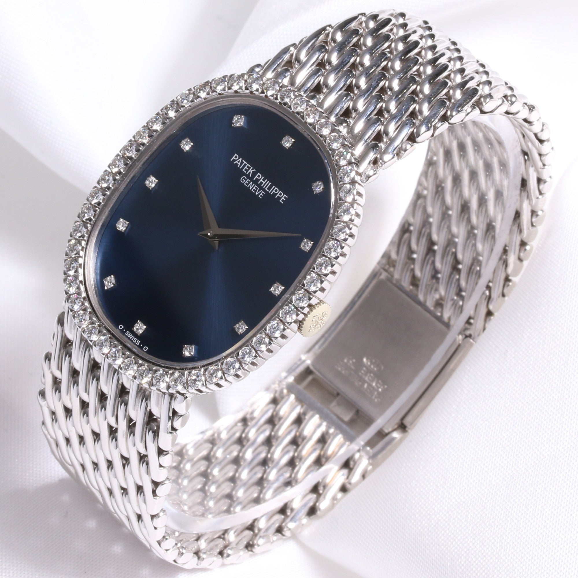 Patek Philippe Ellipse 3748 091 Diamond 18K White Gold
