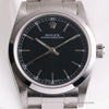 rolex_midsize_oyster_perpetual_black_dial_77080_stainless_steel_second_hand_watch_collectors_2
