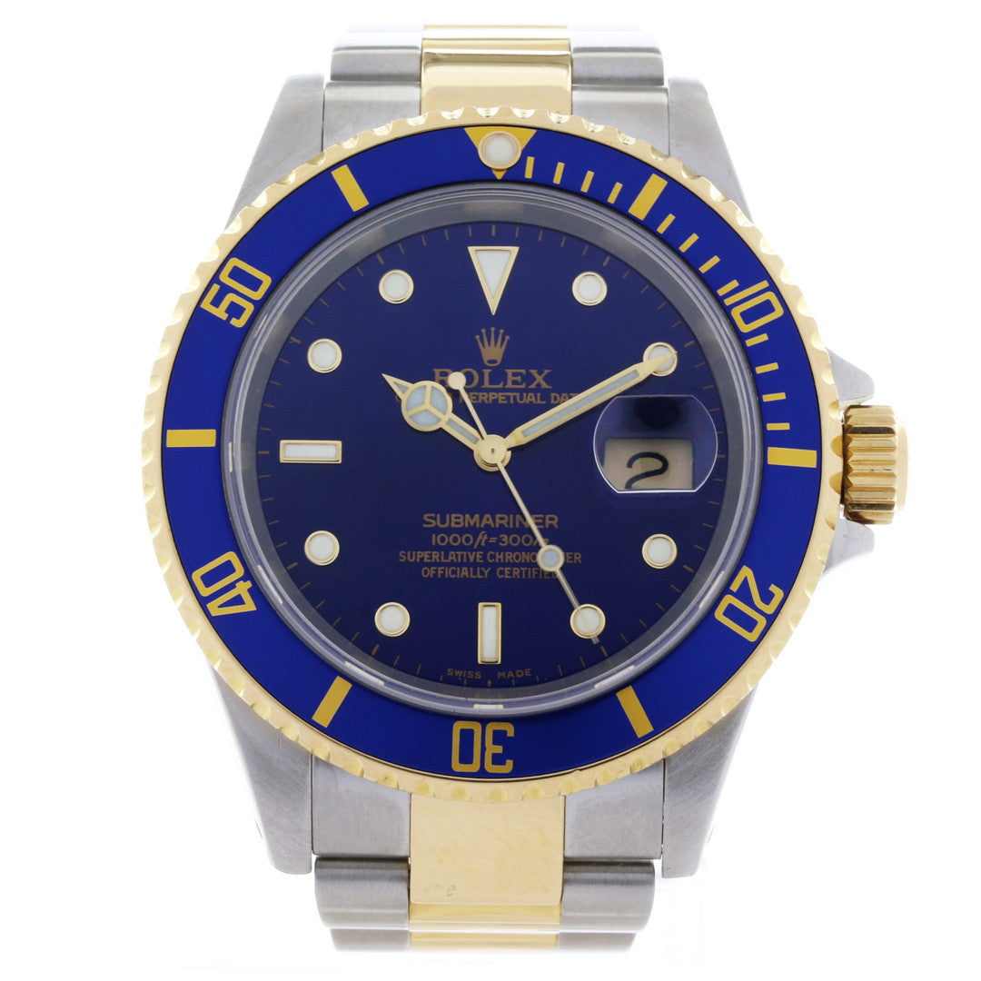 Rolex Submariner 16613 Steel & Gold – Watch Collectors