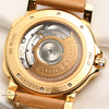 ulysse nardin 18k yellow gold diamond bezel mop dial second hand watch collectors 8